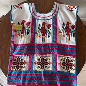 Authentic Mexican Huipil, Blouse